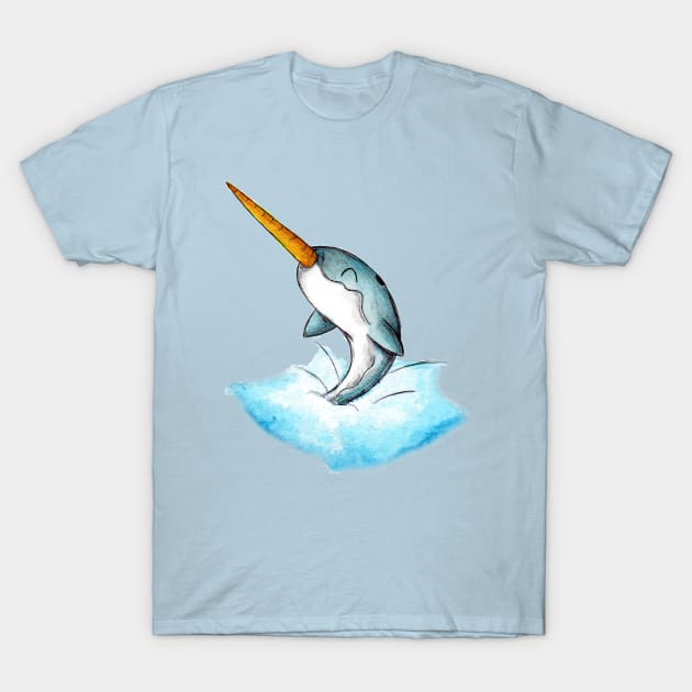 Unicorn of the Sea T-Shirt by KristenOKeefeArt